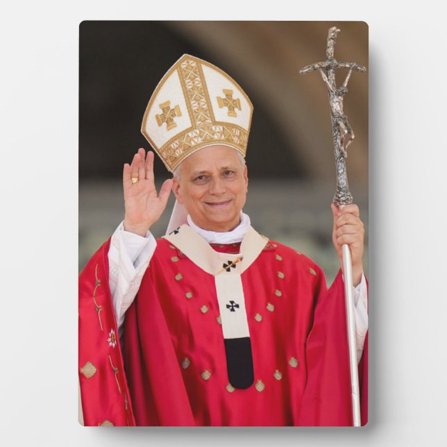 Plaque Photo Pape Leo XIV Pentecôte dimanche 2025 (Devant)