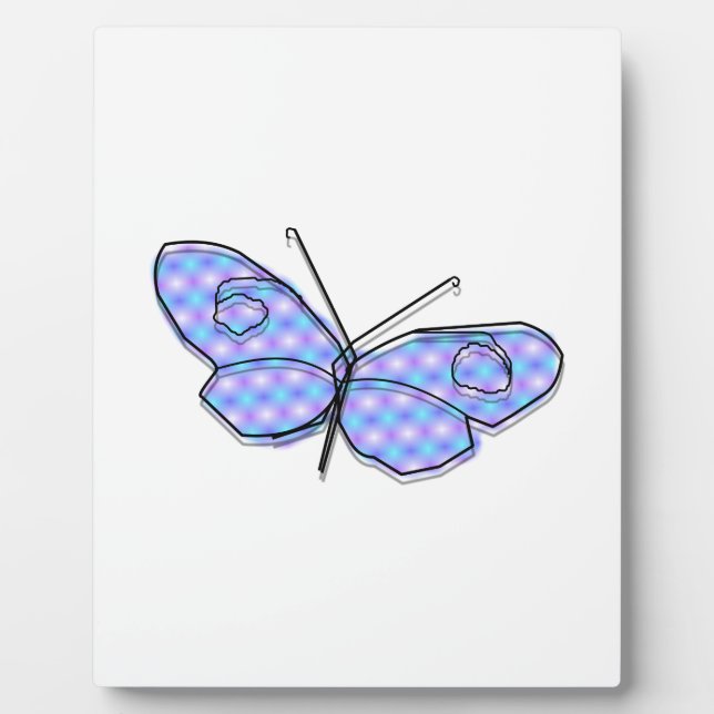 Plaque Photo Papillon cosmique (Devant)