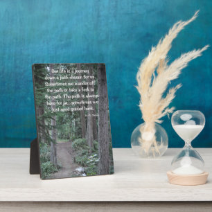 Plaque Photo Parcours le chemin