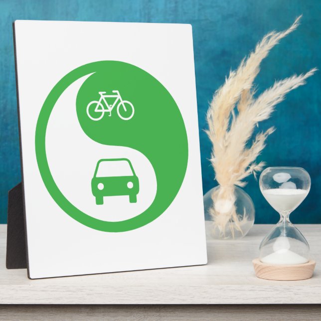 Plaque Photo Partager la route Yin Yang (Côté)