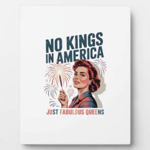 Plaque Photo Pas de rois en Amérique Fabulous Queens Pride 2025