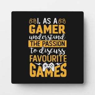 Plaque Photo Passion de jeu - Amusant jeu vidéo, Humour de jeu