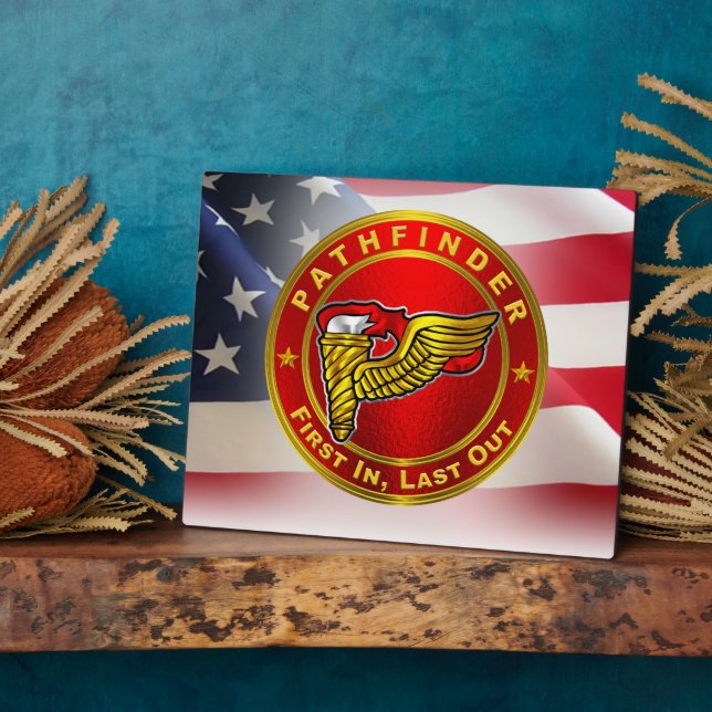 Plaque Photo Pathfinder "Première entrée, Dernière sortie" (Côté)