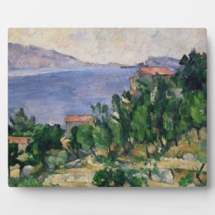 Plaque Photo Paul Cezanne Vue sur le Mont Marseilleveyre et l