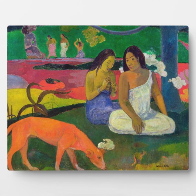 Plaque Photo Paul Gauguin | Arearea (The Red Dog) 1892 (Devant)