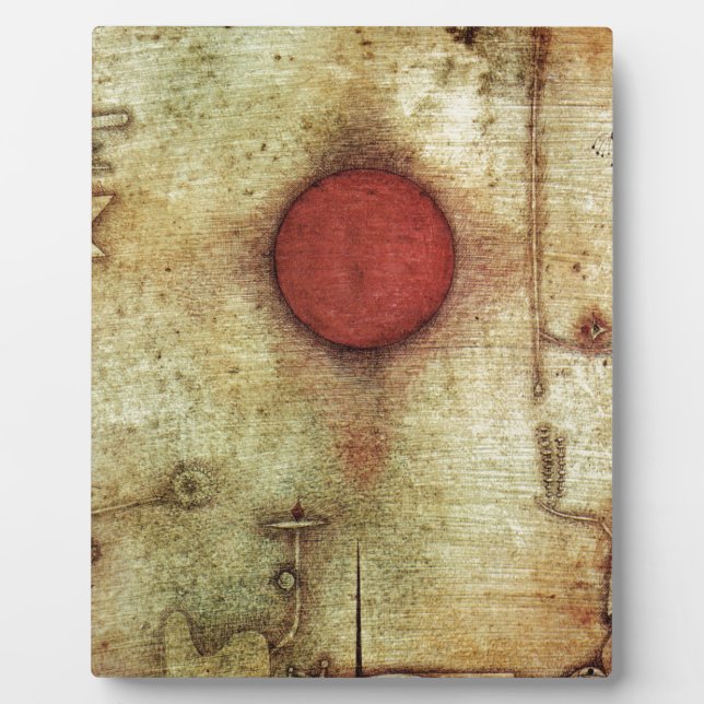 Plaque Photo Paul Klee Ad Marginem (Devant)