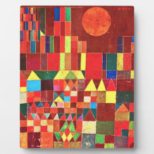 Plaque Photo Paul Klee - Château Et Soleil