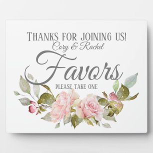 Plaque Photo Pays Joli rose Roses Bouquet Faveurs