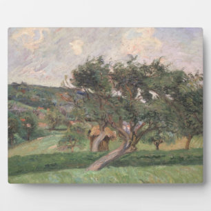 Plaque Photo Paysage à Damiette, vers 1890 (huile sur toile)