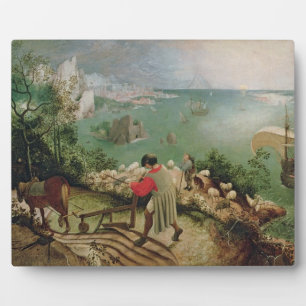 Plaque Photo Paysage avec la chute d'Icarus, c.1555