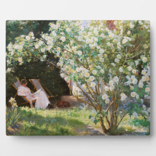 Plaque Photo Peder Severin Kroyer - Roses