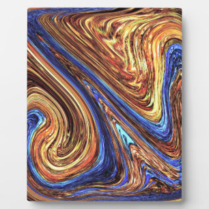 Plaque Photo Peinture Abstraite