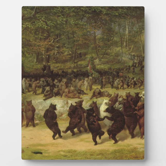 Plaque Photo Peinture de danse de l'ours - William Holbrook Bea (Devant)