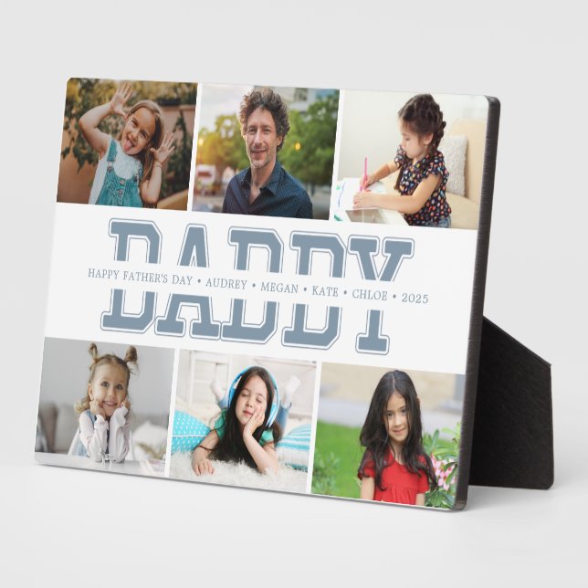 Plaque Photo Personalized Photo Gift for Daddy (Côté)