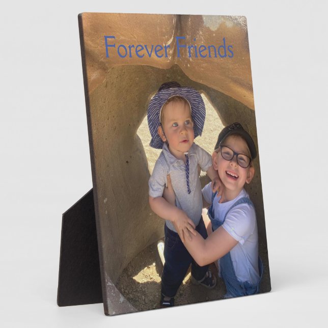 Plaque photo personnalisable, AMIS DE FOREVER (Côté)