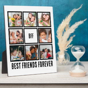 Plaque Photo Personnalisé BFF Meilleurs amis Forever 8 Collage 