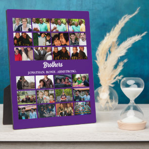 Plaque Photo Personnalisé Meilleurs Amis Forever Brothers Photo
