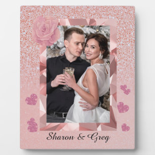 Plaque photo personnalisé pour la Saint-Valentin p