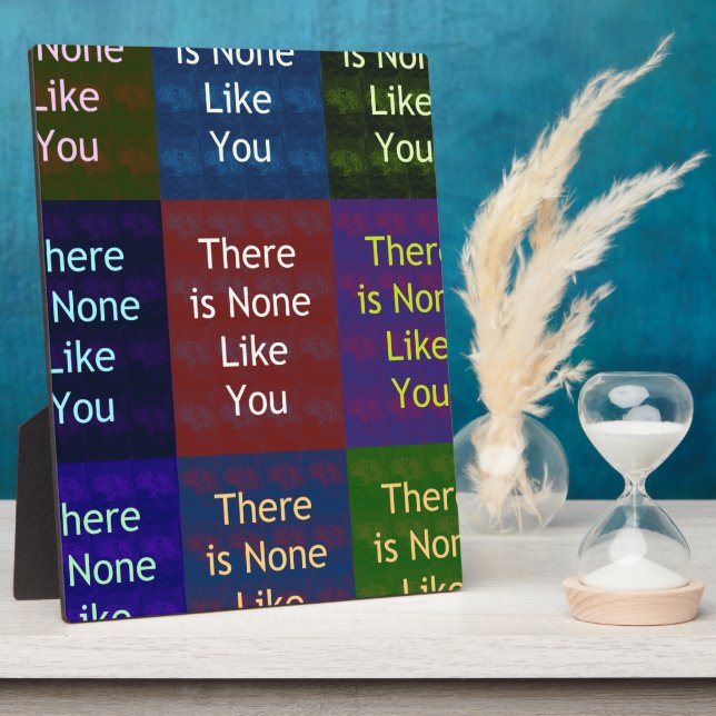 Plaque Photo Personne ne vous aime (Côté)