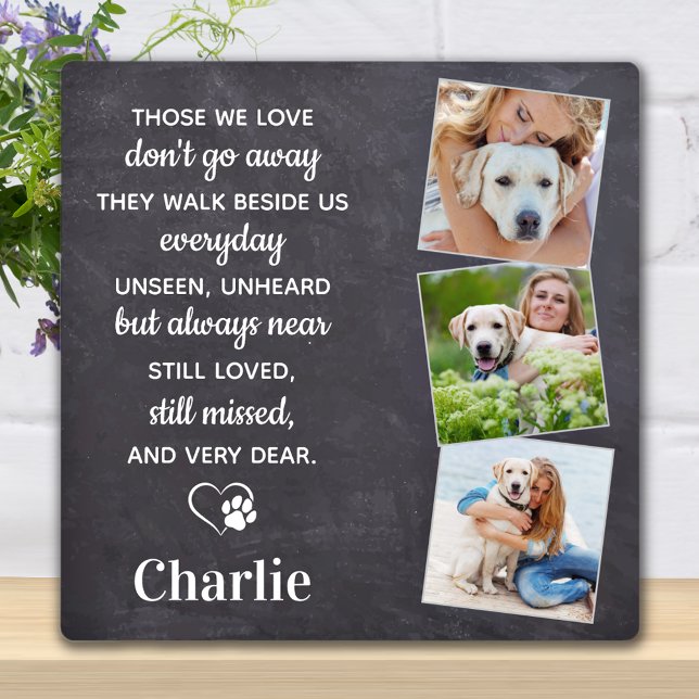 Plaque Photo Pet Memorial Animaux de compagnie Perdre Sympathie (Créateur téléchargé)