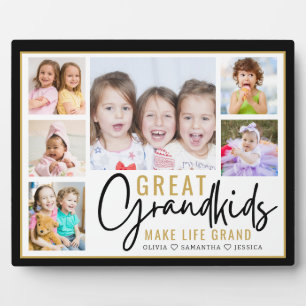 Plaque Photo Petits-enfants Grands-parents Citation de vie 6 Ph