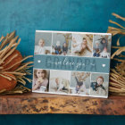 Petrol Blue We Love You Grand-pa Photo Collage