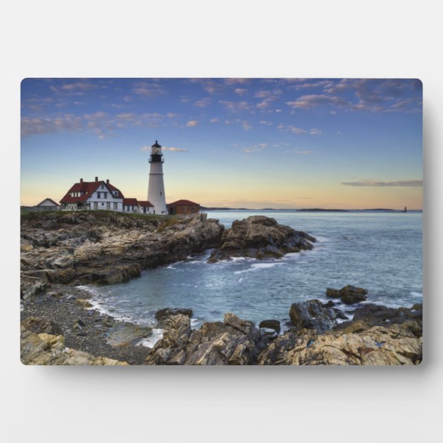 Plaque Photo Phare de Portland Head (Devant)