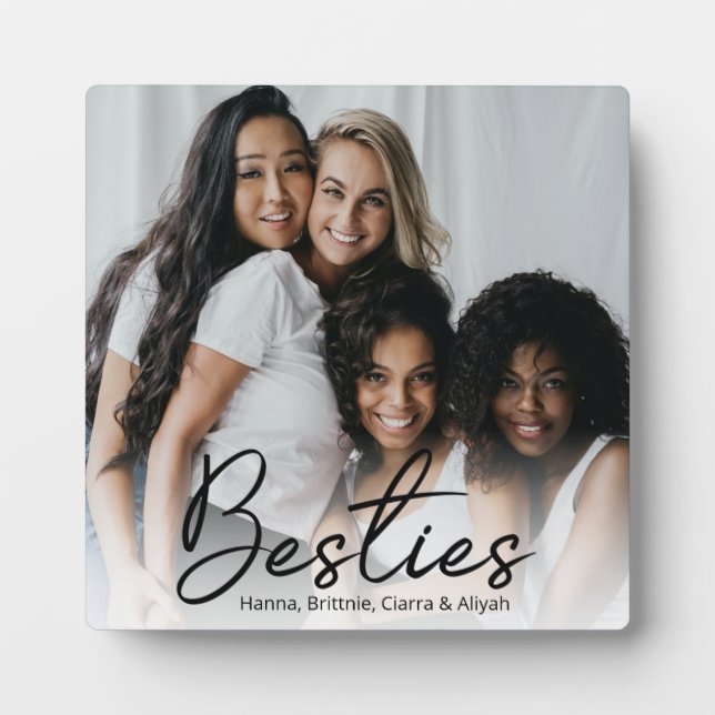 Plaque Photo Photo Besties (Devant)