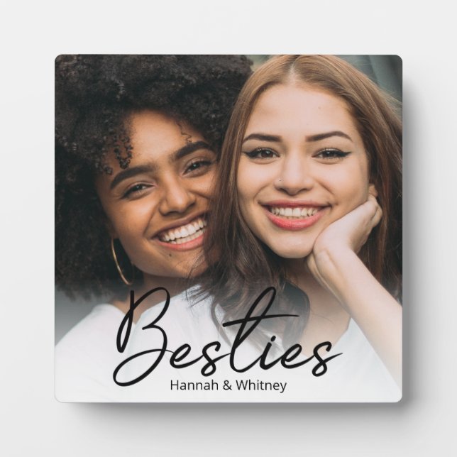 Plaque Photo Photo Besties (Devant)