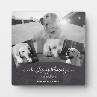 Plaque Photo PHOTO Cadeau commémoratif de chien - Gardien de la