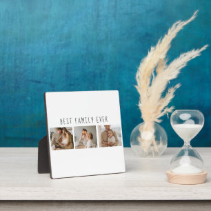 Plaque Photo Photo Collage Moderne & Meilleure Famille Jamais M