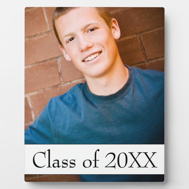 Plaque Photo Photo contemporaine de graduation (Devant)