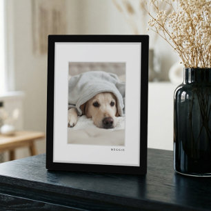Plaque Photo Photo d'animal de compagnie Cadre moderne minima