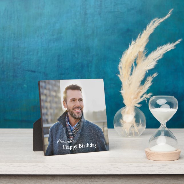 Plaque Photo Photo d'anniversaire personnalisée (Insitu)