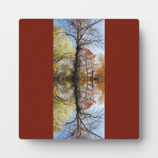 Plaque Photo Photo d'arbre mise en miroir