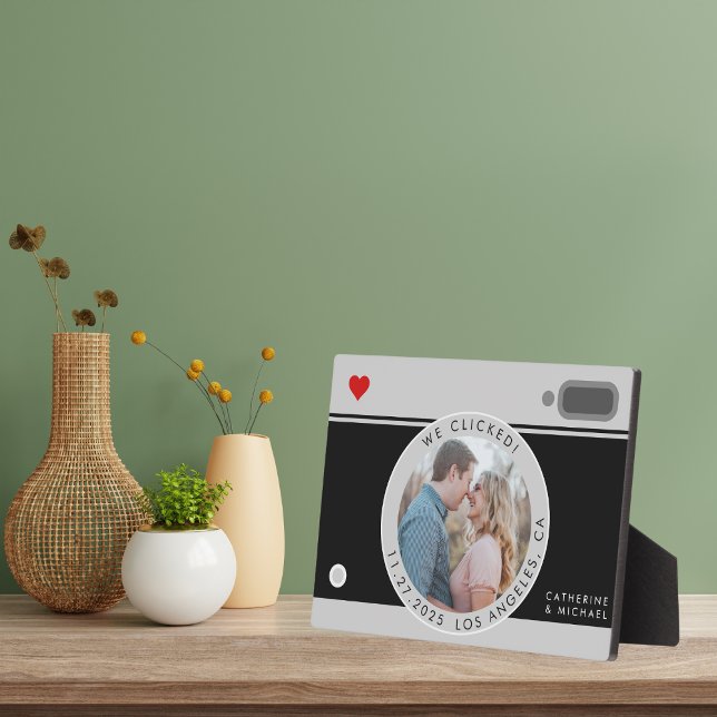 Plaque Photo Photo de caméra noire Unique Anniversaire de maria (Créateur téléchargé)