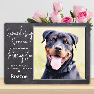 Plaque Photo Photo de chien personnalisée Perte d'animal de com