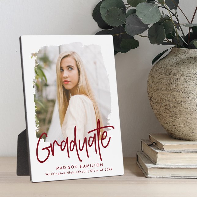 Plaque Photo Photo de Graduation du script de la Bourgogne de P (Créateur téléchargé)