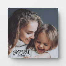 Photo de maman personnalisée avec écriture moderne