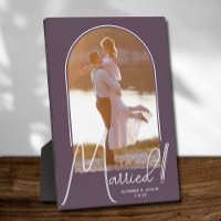 Photo de mariage Elegant Arch Violet