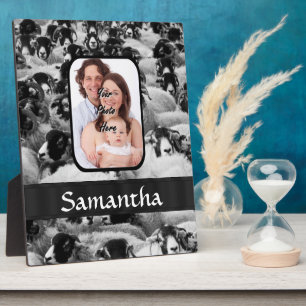 Plaque Photo Photo de mouton personnalisée