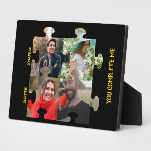 Plaque Photo Photo de pièce de puzzle personnalisée Vous me com