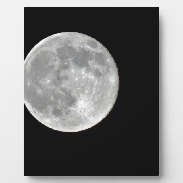Plaque Photo Photo haute résolution Pleine lune (Devant)