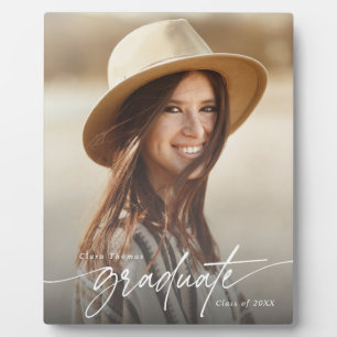 Plaque Photo Photo moderne élégante noir et blanc