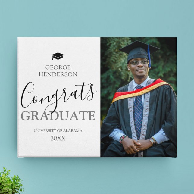 Plaque Photo Photo Moderne Graduation (Créateur téléchargé)