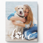 Photo personnalisé d'amour d'empreinte de patte po