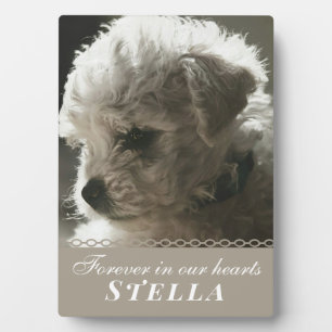 Plaque Photo Photo personnalisé pour un propriétaire de chien e