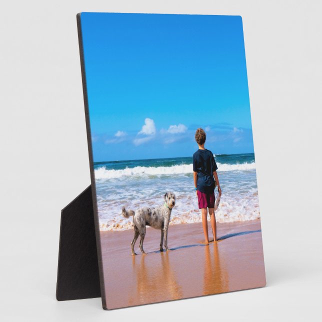 Plaque Photo Photo personnalisée Faites votre propre design - J (Côté)