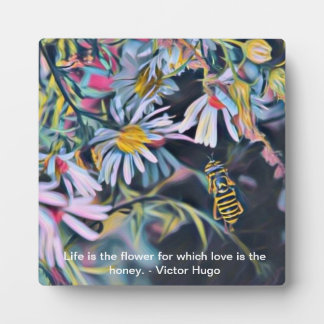 Plaque Photo Photo sur table Daisy et Bee 5 x 5 avec Easel