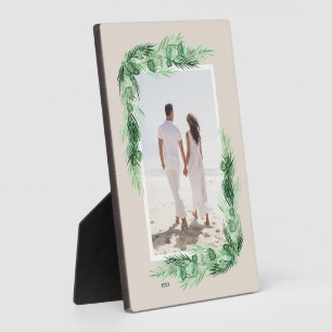 Plaque Photo Photo Tropical Easel Retour Photo sans cadre